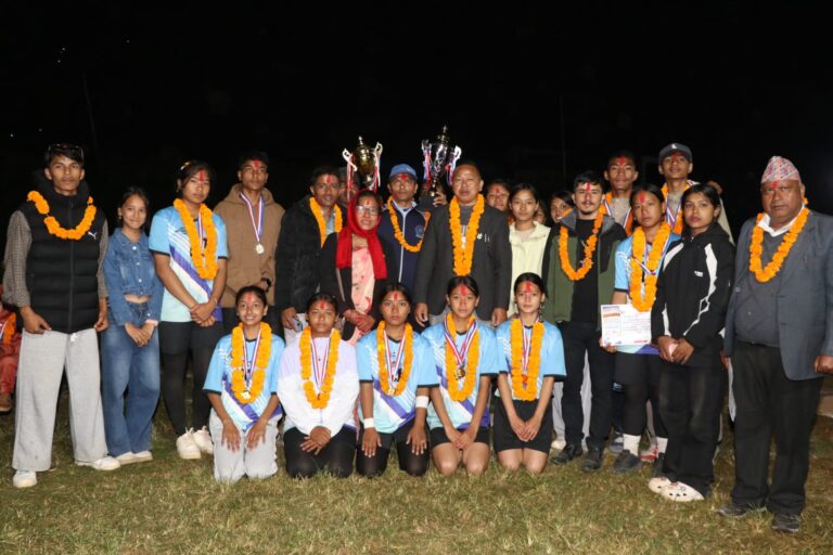 राष्ट्रपति कप कालीगण्डकीकोे उपाधी आदर्श माविलाई