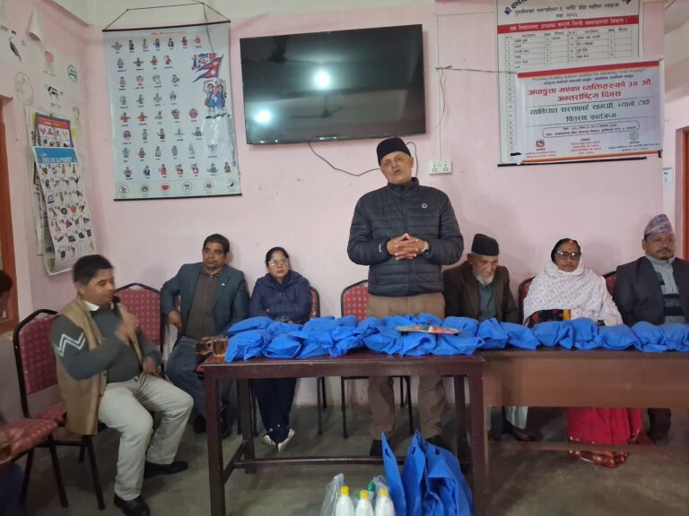 स्याङ्जामा बिबिध कार्यक्रम सहित ३४ औं अन्तर्राष्ट्रिय अपांगता दिवस मनाइयो