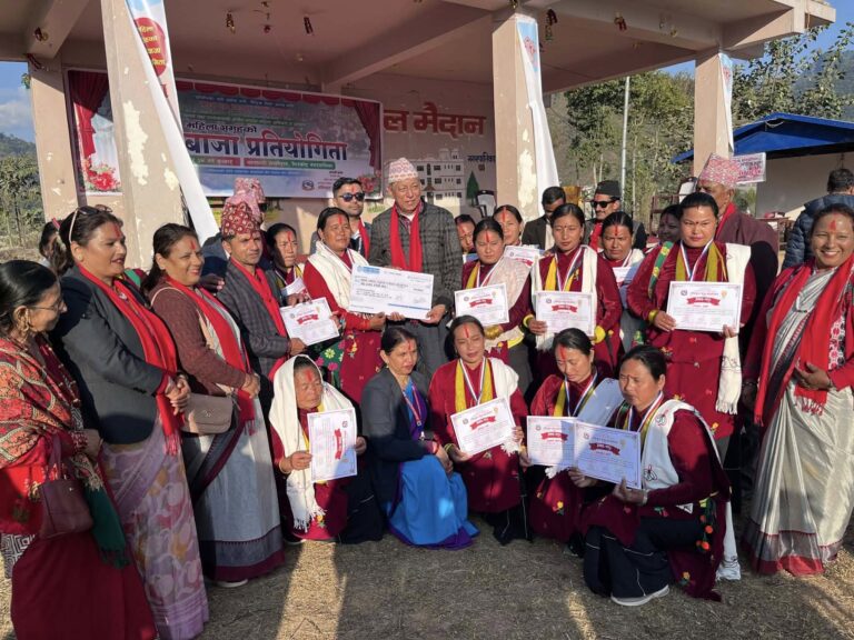 पञ्चेबाजामा भीिरकोटको एकबार आमा समूह प्रथम