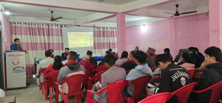 स्याङ्जाका ब्यवसायी, बैकर्स र बिद्याथीलाई लगानीकर्ता शिक्षा