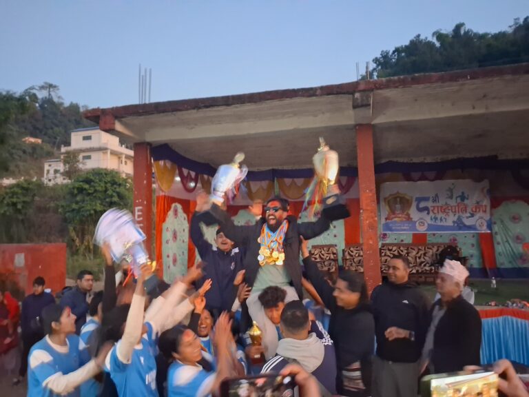 रोशनीको ह्याट्रिक, राष्ट्रपति रनिङ शिल्ड पुतलीबजारको उपाधी रोशनीलाई